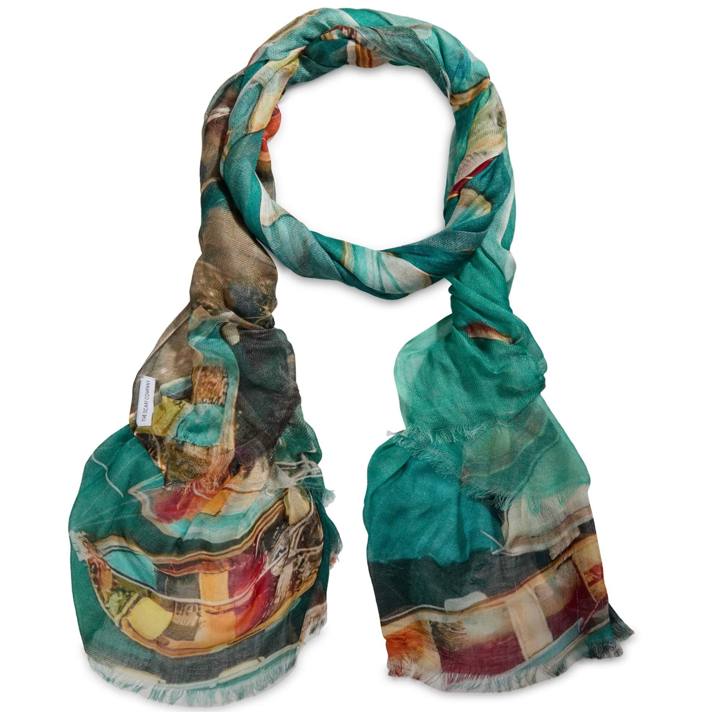 French Riviera Boat Ballet Luxe Scarf