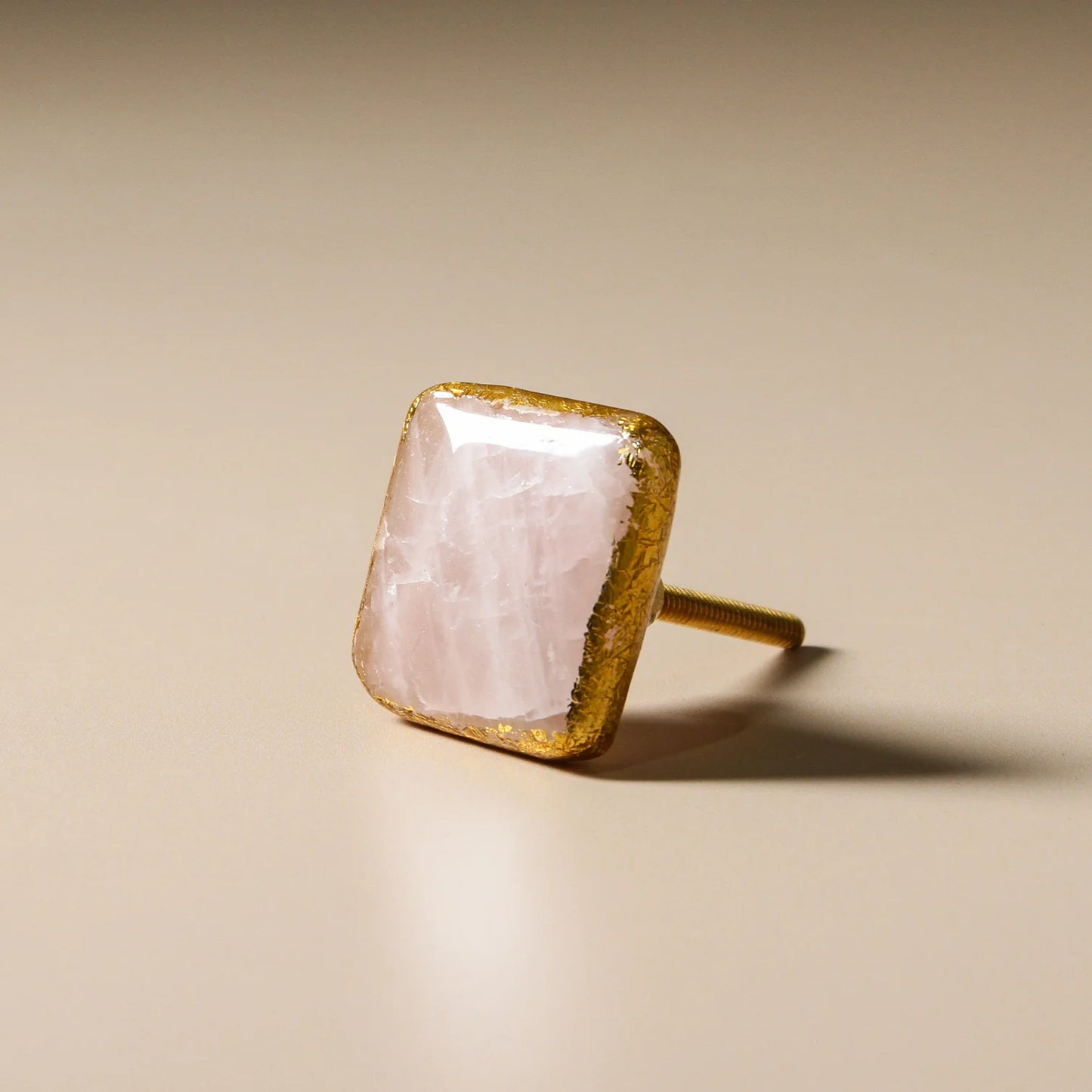 Celeste Knob - Rose Quartz