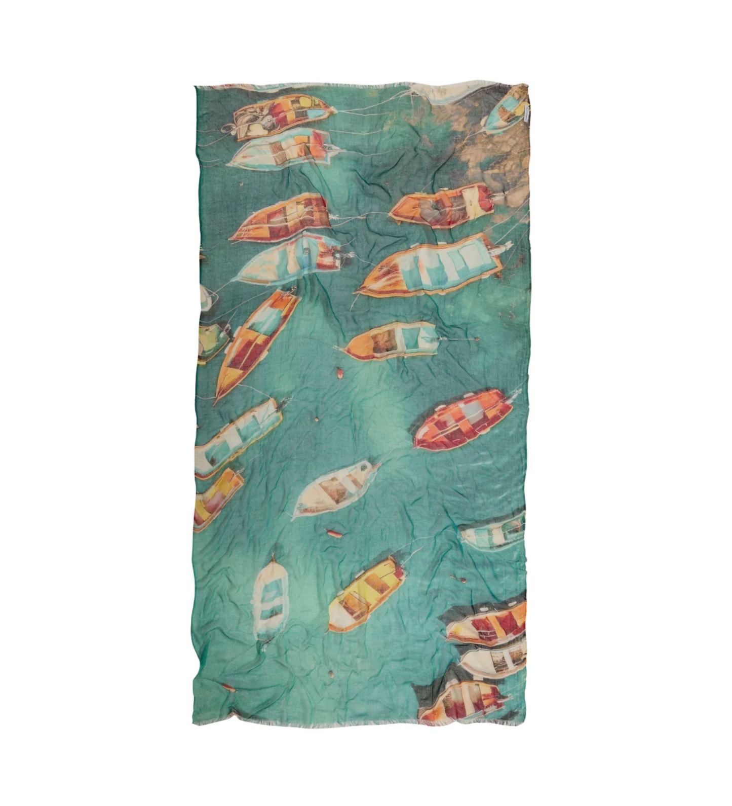 French Riviera Boat Ballet Luxe Scarf