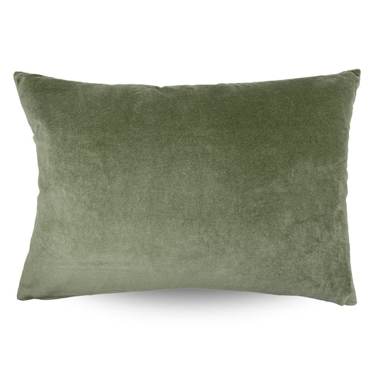 Classic Rect Velvet Cushion - Pistachio