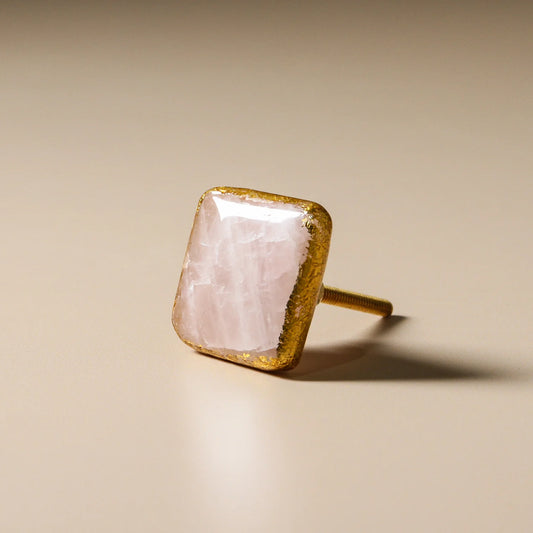 Celeste Knob - Rose Quartz